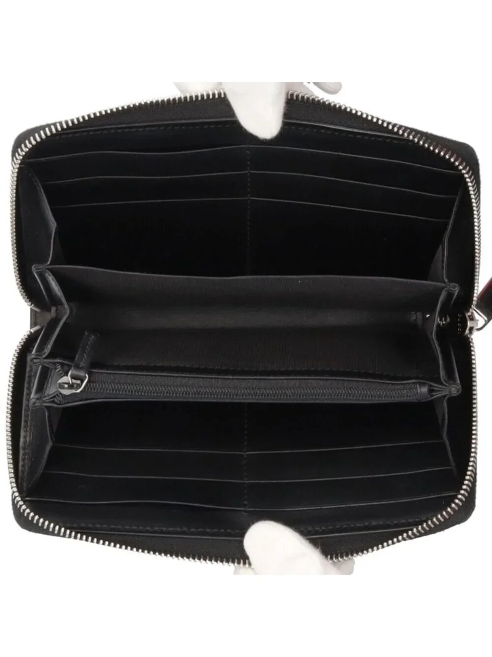 ★SOLD★ Guccissima Wallet Leather Wallets Black - Picture 5 of 10